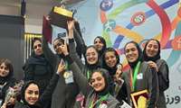 کسب کاپ طلا توسط تیم شنا دانشجویان دختر دانشگاه