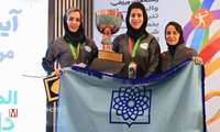 افتخارآفرینی تیم تکواندو دانشجویان دختر دانشگاه